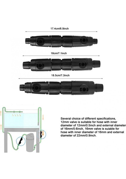 16MM Vana Stili Co2 Sistem Seti Akvaryum Hortum Valf Boru Valf Hızlı Bağlantı Konnektör Adaptör Akvaryum Aksesuarları (Yurt Dışından) fırsatları