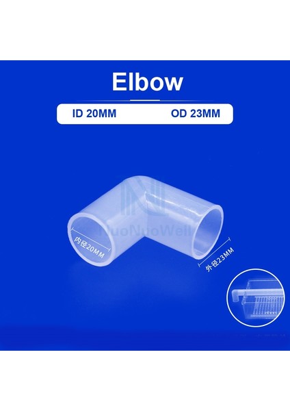 OD25 Id 20MM Çıkış Stili Nuonuo 2 Adet Paket Kendin Yap 20MM Şeffaf Rae Akvaryum Filtre Tankı Dışarıya Doğru Püskürtme Yağmur Barı Harici (Yurt Dışından)