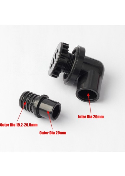 Düz Stil Balık Tankı Akvaryum Güçlü Drenaj Bağlantı Parçası Yeni Tip Akvaryum Atık Boru Bağlantı Elemanları Nuonuowell Havuz Su Tankı (Yurt Dışından) fırsatları