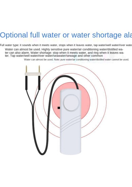 Yetersizlik Alarmı 5m Tarzı Su Seviye Alarmı Taşma Dedektörü Ev Havuzu Balık Tankı Su Tankı Taşma ve Sızıntı Dolu Su Sensörü Akvaryum Aksesuarları (Yurt Dışından) modelleri