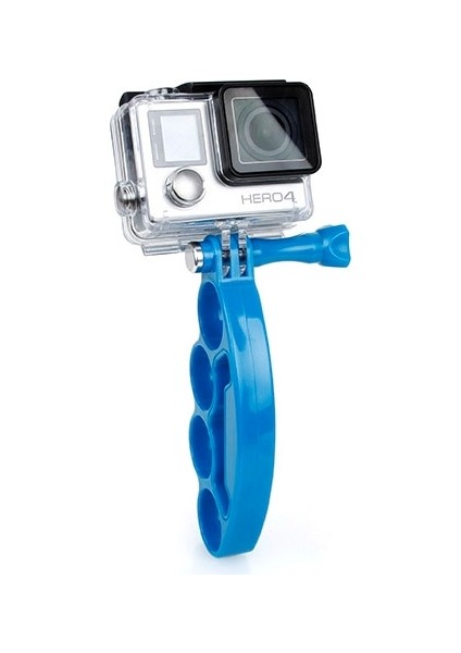 HR239 Knuckles Parmakları Gopro Için Başparmak Vida ile Kavruyor (Mavi) (Yurt Dışından)