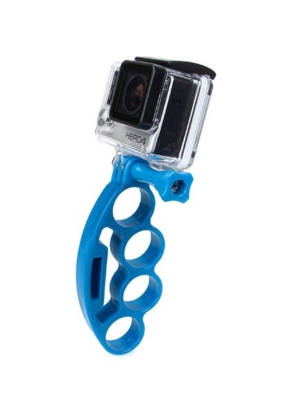 HR239 Knuckles Parmakları Gopro Için Başparmak Vida ile Kavruyor (Mavi) (Yurt Dışından)