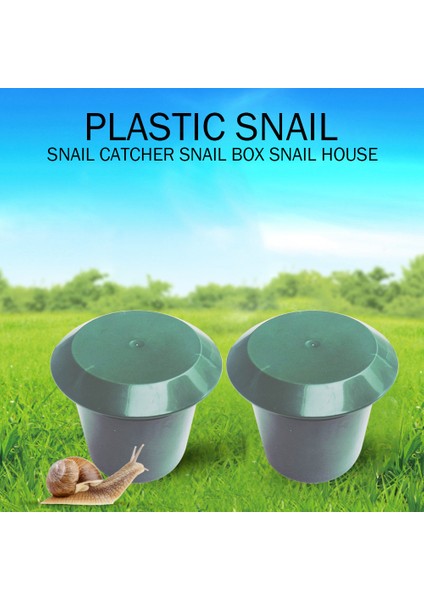 Salyangoz Tuzak Küçük Kafes Sümüklüböcek Evi Tutucu Sebze Koruyucu Sülük Kontrol Cihazı Ev Bahçe Çim Malzemeleri (Yurt Dışından)