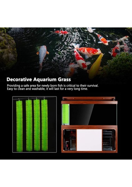 100CM Tarzı Koi Balığı Havuzu Yumurtlama Otluğu Yetiştirme Malzemeleri (Yurt Dışından) modelleri