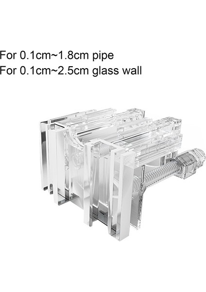 Tp Stili Akvaryum Boru Askı Dozaj Pompası Kelepçe Braketi Şeffaf Tank Malzemeleri Pc Raf Aparat Tutucu Montaj Yumuşak Hortum (Yurt Dışından)