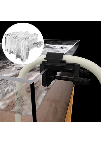 Tp Stili Akvaryum Boru Askı Dozaj Pompası Kelepçe Braketi Şeffaf Tank Malzemeleri Pc Raf Aparat Tutucu Montaj Yumuşak Hortum (Yurt Dışından) modelleri