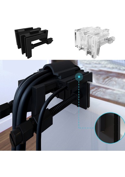 Tp Stili Akvaryum Boru Askı Dozaj Pompası Kelepçe Braketi Şeffaf Tank Malzemeleri Pc Raf Aparat Tutucu Montaj Yumuşak Hortum (Yurt Dışından) fırsatları