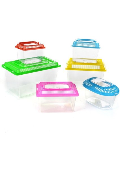 Resim Stili Olarak Taşınabilir El Tipi Plastik Balık Tankı Şeffaf Kesik Tasarım Kaplumbağa Evcil Balık ve Akvaryum Aksesuarları (Yurt Dışından) fiyatları