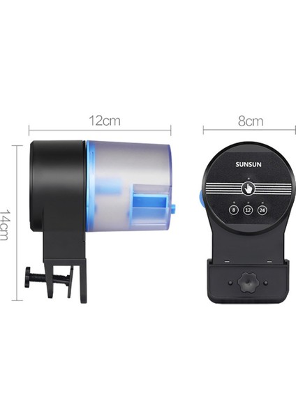 Ak-02 Stili Otomatik Balık Besleyici Akvaryum Japon Balığı Akıllı Zaman Ayarlı Otomatik Yemleme Saati Timer Ürünü (Yurt Dışından)