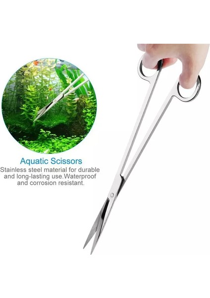 3 Adet Tarzı 4 Parça Akvaryum Araçları Seti Bitki Cımbızı ve Tırtıklar Çim Paslanmaz Çelik Temizleme Araçları Bitkiler Balık Tankı Aksesuarları (Yurt Dışından) modelleri