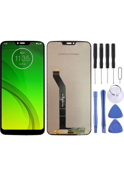 Motorola Moto G7 Power Için Tft LCD Ekran, Sayısallaştırıcılı Ab Versiyonu Tam Embly (Siyah) (Yurt Dışından)