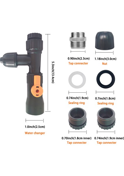 Su Değiştirici Tarzı Balık Tankı Plastik Su Değiştirici Su Değişimini Kolayca Yapan Akvaryum Temizleme Aracı (Yurt Dışından)