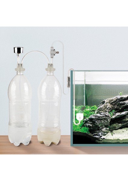 No.1 Tarzı Akvaryum Bitkili Tank Co2 Jeneratör Sistemi Seti Basınç Göstergesi Hava Akış Ayar Ventili Co2 Valfı Difüzörü (Yurt Dışından) fiyatları