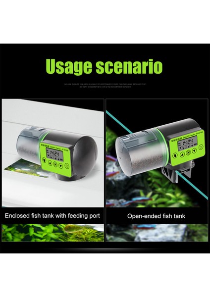 B Tarzı Otomatik Balık Yemleyici LCD Gösterge Zamanlayıcı Akvaryum Aksesuarları Balık Tankı Otomatik Zamanlama Yem Dağıtıcısı Otomatik Balık Besleyici (Yurt Dışından) modelleri