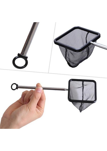 2021 Yeni Siyah Profesyonel Karides Avı Ağı Dayanıklı Teleskopik Güvenli Karides Ağı Balık Tankı Akvaryum Aksesuarları Sıcak Satış (Yurt Dışından) fırsatları