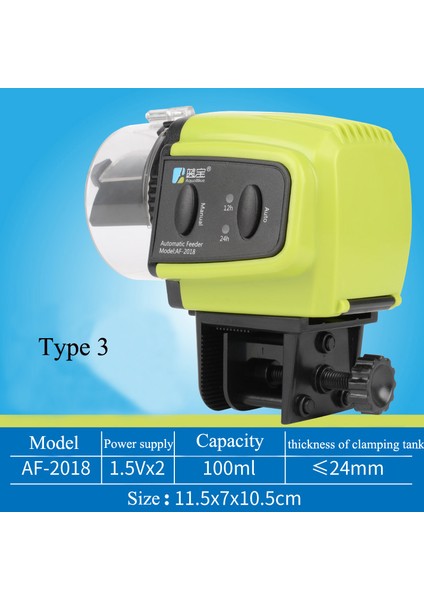AF-2018 Stili Ayarlanabilir Akıllı Otomatik Balık Yem Otomatı LCD Ekran Zamanlayıcı ile Akvaryum Aksesuarları Der (Yurt Dışından)