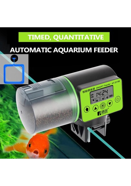 AF-2018 Stili Ayarlanabilir Akıllı Otomatik Balık Yem Otomatı LCD Ekran Zamanlayıcı ile Akvaryum Aksesuarları Der (Yurt Dışından) fiyatları