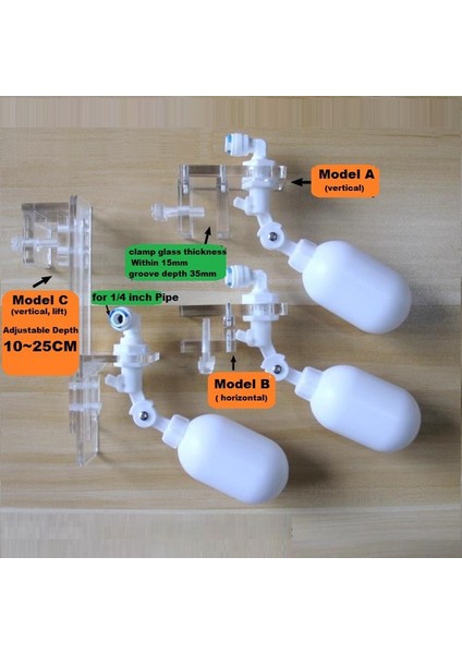 Model C-Vt Stili 1 Adet Dayanıklı Akvaryum Su Seviye Kontrol Cihazı Yüzen Top Valf Otomatik Su Doldurma Hidratasyon Cihazı Balık Tankı Su Seviyesi Denetleyici (Yurt Dışından) fiyatları