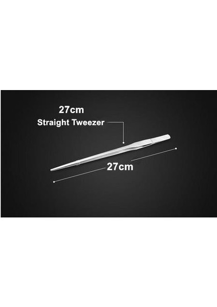 27CM Düz Cımbız Tarzı 1 Parça Akvaryum Bitki Aracı Düz Veya Kavisli Cımbız Veya Yosun Temizleyici Sucul Temizleyici Balık Tankı Ot Veya Cımbız Temizleme Aracı (Yurt Dışından)