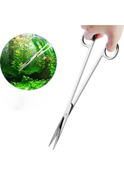 E 48CM Stili Akvaryum Tankı Aquascaping Araçları Akvaryum Veya Cımbız Aracı Paslanmaz Çelik Sucul Bitkiler Seti Için Akvaryum Bakımı (Yurt Dışından) fırsatları