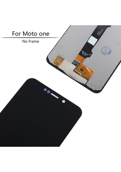 Motorola One (P30 Play) Için Digitizer Tam Yerleştirmeli Tft LCD Ekran (Siyah) (Yurt Dışından)