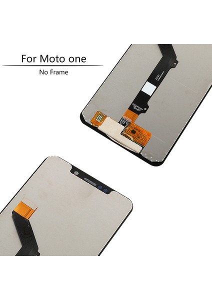 Motorola One (P30 Play) Için Digitizer Tam Yerleştirmeli Tft LCD Ekran (Siyah) (Yurt Dışından)