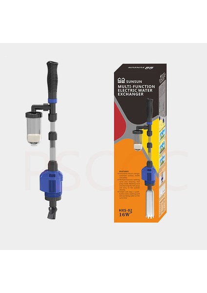 615B Tarzı 1 Ünite Akvaryum Elektrikli Sifonla Çalışan Akvaryum Kum Yıkama Vakumu Çakıl Su Değiştirici Sifon Filtre Temizleyici Balık Tankı Araçları 220V (Yurt Dışından) fiyatları