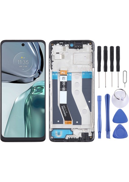 Motorola Moto G62 Türkiye Için Çerçeveli LCD Ekran (Yurt Dışından)