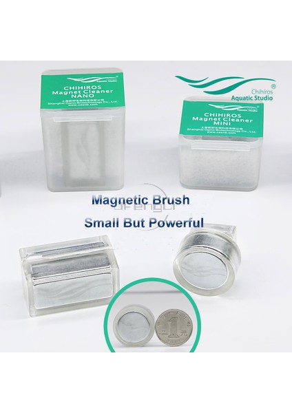 1 Adet Nano 8 10MMCAM Tarzı Akvaryum Bitki Mercan Balığı Tankı Için Chihiros Fırça Yosun Temizleme Manyetik Temizleme Fırçası Mini Nano Güçlü Fırça (Yurt Dışından)