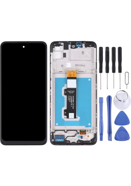 Motorola Moto E40 / E30 Sayısallaştırıcı Için Tft LCD Ekran Çerçeve ile Tam Yerleştirme (Yurt Dışından)
