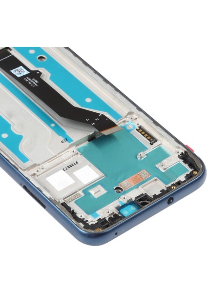 Motorola Moto E (2020) Için Tft LCD Ekrançerçeveli Sayısallaştırıcı Tam Yerleştirme (Mavi) (Yurt Dışından)