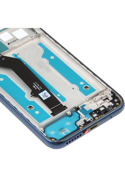 Motorola Moto E (2020) Için Tft LCD Ekrançerçeveli Sayısallaştırıcı Tam Yerleştirme (Mavi) (Yurt Dışından)