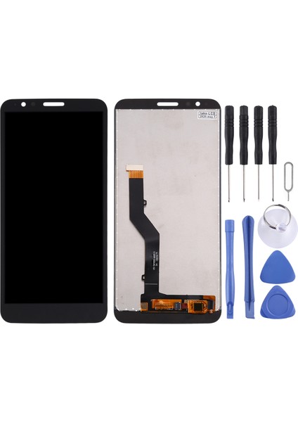 Sayısallaştırıcı Tam Yerleştirmeli Motorola Moto E6 Için Tft LCD Ekran (Siyah) (Yurt Dışından)