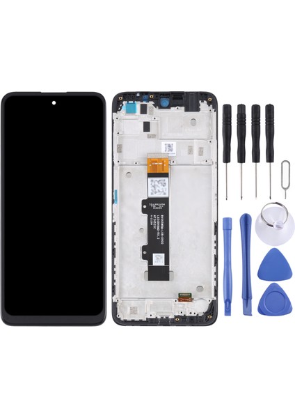 Motorola Moto G22 Sayısallaştırıcı Için Tft LCD Ekran Çerçeve ile Tam Yerleştirme (Yurt Dışından)
