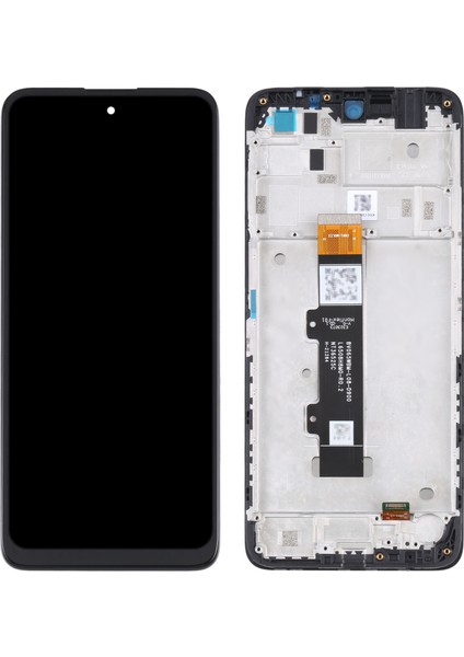 Motorola Moto G22 Sayısallaştırıcı Için Tft LCD Ekran Çerçeve ile Tam Yerleştirme (Yurt Dışından)