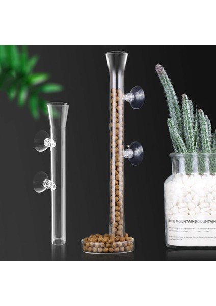 Tüp 40CM Tarzı Şeffaf Balık Tankı Karides Salyangoz Yem Kabı Akvaryum Aksesuarları Karides Yem Kabı (Yurt Dışından) modelleri