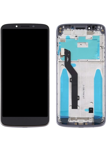 Motorola Moto E5/ G6 Play Için Tft LCD Ekran (Brezilya)Çerçeveli Sayısallaştırıcı Tam Embly (Gri) (Yurt Dışından)