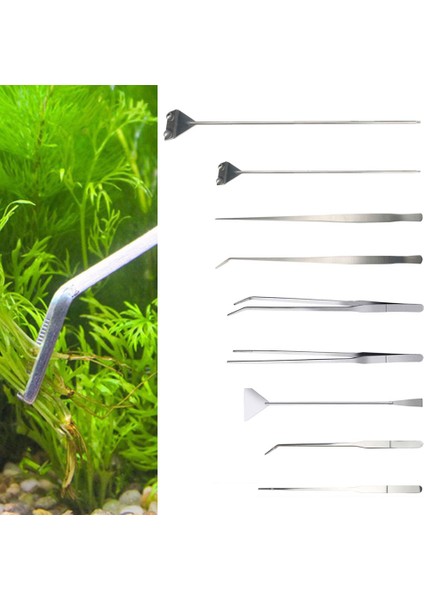 27CM Eğri Cımbız Stili Akvaryum Tankı Akvascape Araçları Akvaryum Veya Cımbız Aracı Paslanmaz Çelik Su Bitkileri Araçları Akvaryum Bakımı Için (Yurt Dışından) fırsatları