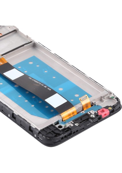 Motorola Moto E6 Play Digitizer Için Tft LCD Ekran Çerçeveli Tam Yerleştirme (Siyah) (Yurt Dışından)