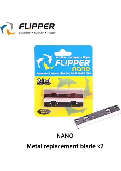 Nano Bıçak x 2 Stili Flıpper Bıçaklı Yosun Temizleme Mıknatıslı Fırça - Türkiye (Yurt Dışından)