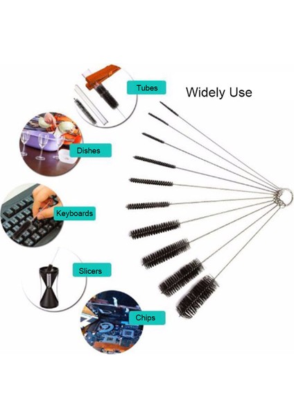 Siyah Stil 20 Santimetre Akvaryum Boru Boru Temizleme Fırçası Paslanmaz Çelik Su Filtresi Hava Tüpü Esnek Tek Uçlu Hortum Akvaryum Aksesuarları (Yurt Dışından) fırsatları