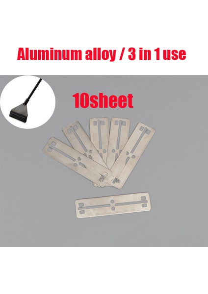 A-Bıçak Stili Akvaryum Paslanmaz Çelik Balık Tankı Yosun Temizleme Kazıyıcı Bıçak Sucul Bitkiler Sucul Temizlik Çok Fonksiyonlu Temizleme Aracı Seti (Yurt Dışından)