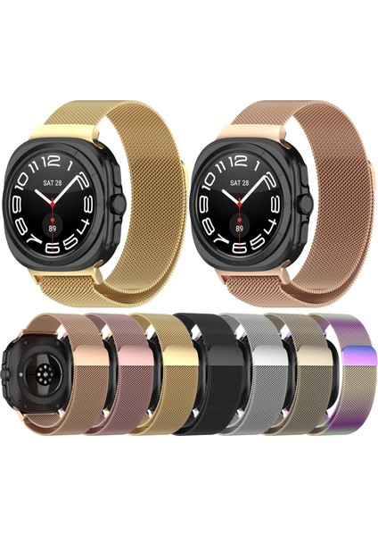 Samsung Galaxy Watch 7 Ultra Milan Manyetik Ste Kayış Için (Yurt Dışından) fiyatları