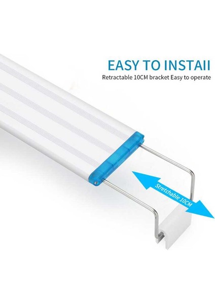 Wbr 68 Stili Süper Ince LED Işık Balık Tankı Akvaryum Dekorasyon Lambası Için Su Gezegeni Yetiştirme Aydınlatma Su Geçirmez Parlak Kelepçeli Lamba cm (Yurt Dışından) modelleri