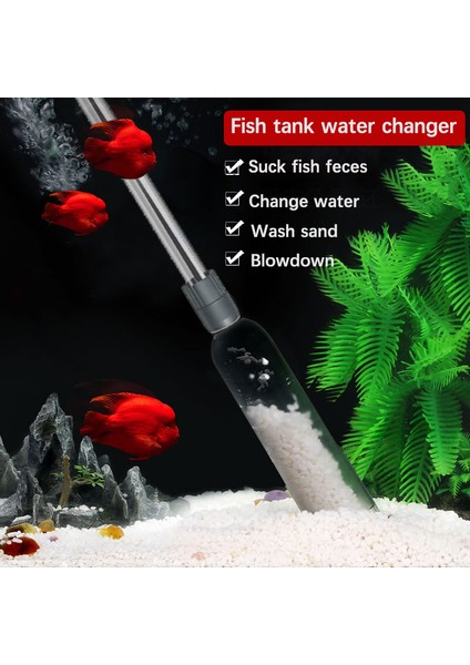 1.9m Mini Stil Balık Tankı Su Değişimi Akvaryum Juwel Filtre Süpürge Temizlik Aracı Sifon Vakum Temizleyici Balık Tankı Su Filtre Pompa Için (Yurt Dışından) fiyatları