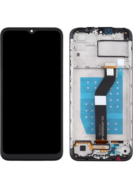 Motorola Moto G8 Güç Sayısallaştırıcı Için Tft LCD Ekran Çerçeveli Tam Yerleştirme (Siyah) (Yurt Dışından)