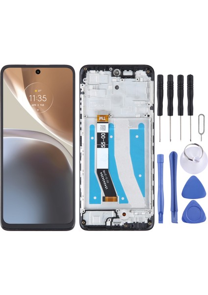 Motorola Moto G32 Için Çerçeveli LCD Ekran (Yurt Dışından)