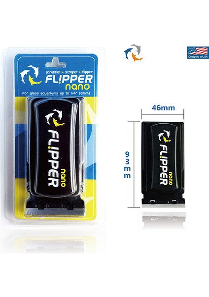 Nano Bıçak x 2 Stili Flıpper Bıçaklı Yosun Temizleme Mıknatıslı Fırça - Türkiye (Yurt Dışından) indirimleri
