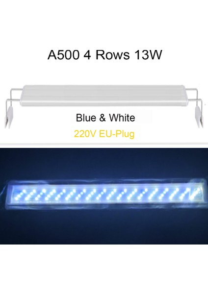 A500-BW Eu-Fiş Stili Süper Ince LED Akvaryum Aydınlatma Sucul Bitki Işıkları Uzatılabilir Su Geçirmez Klips Lambası Için Balık Tankı (Yurt Dışından)