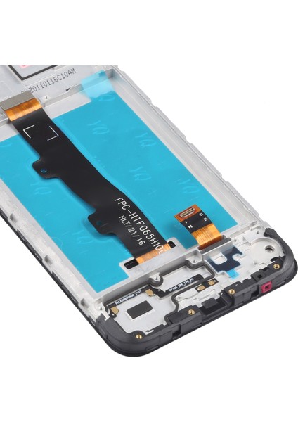 Motorola Moto E7 Güç Için Tft LCD Ekran PAMH0001IN PAMH0010IN PAMH0019IN Digitizer Çerçeveli Tam Embly (Siyah) (Yurt Dışından)